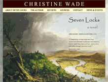Tablet Screenshot of christinewadebooks.com